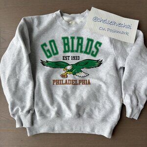 Vintage Go Birds Philadelphia Eagles Football Sweatshirt, Retro NFL Eagles Shirt